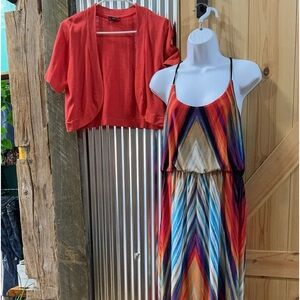 SET‼️ VENUS‎ Maxi dress and coverlet